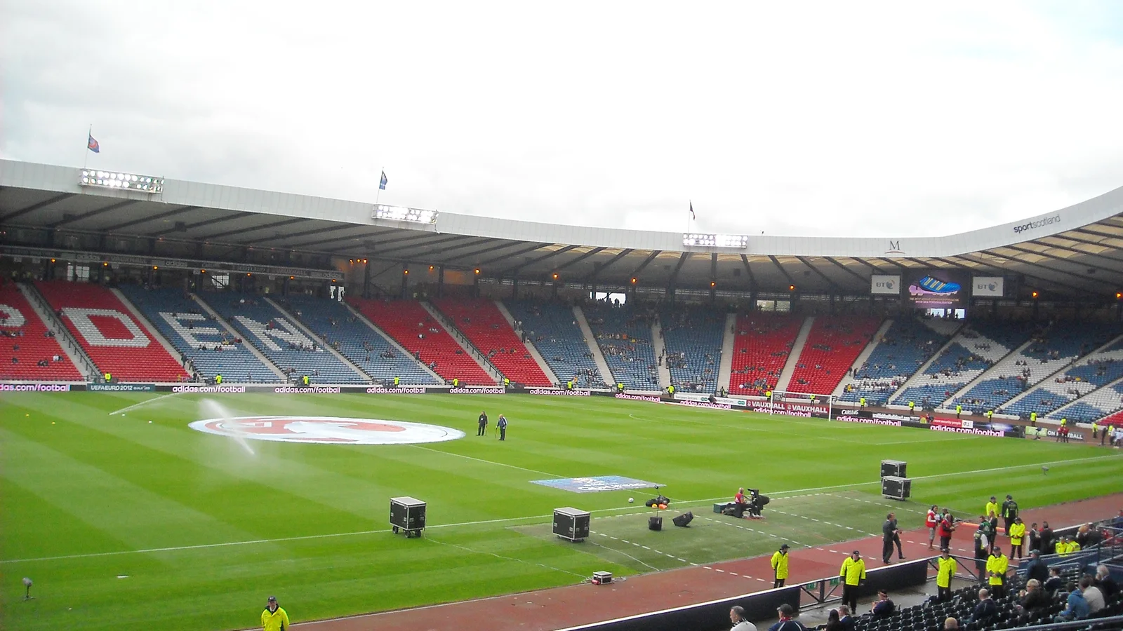 Estadio internacional de fútbol en Glasgow, imagen contextual de la participación azulgrana en el Mundial 2026.