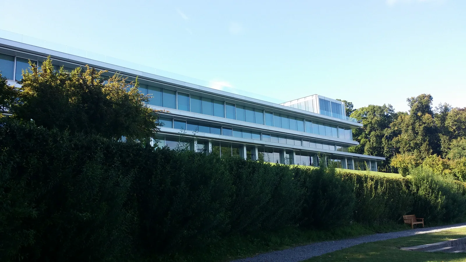 Edificio de la sede de UEFA en Nyon, organismo que publica los resultados de la fase previa de Champions.